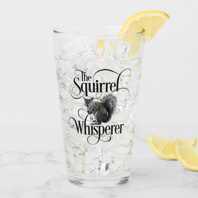 Squirrel Whisperer - lustig ekorre älskare Glaskopp (Bakside Is)