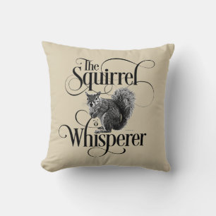 Squirrel Whisperer - lustig ekorre älskare Kudde