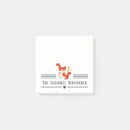 Squirrel Whisperer Post-it Block