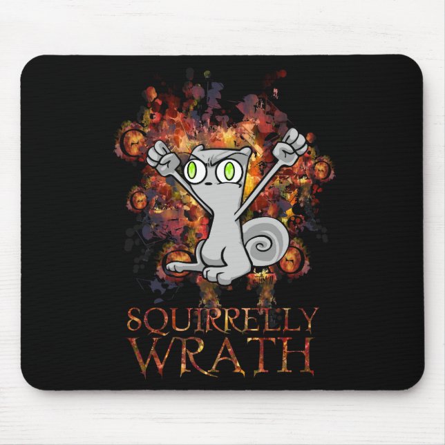 Squirrelly vrede! Foamy Mousepad Musmatta (Framsidan)