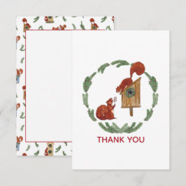 Squirrels Gift - tackkort Tack Kort