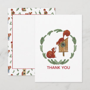 Squirrels Gift - tackkort Tack Kort