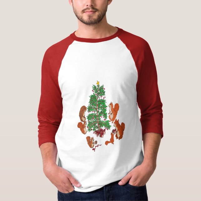 Squirrels jul t shirt (Framsida)