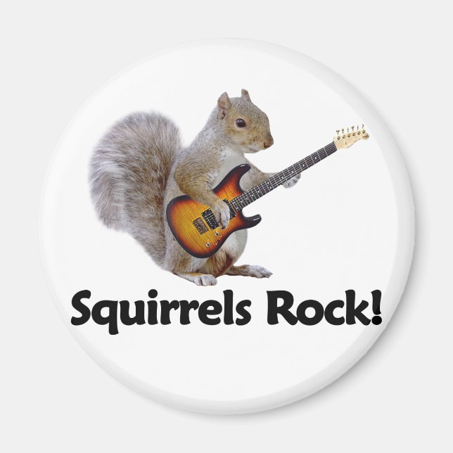 Squirrels Sten! Magnet (Framsidan)