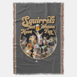 Squirrels vill bara ha Roligt Filt