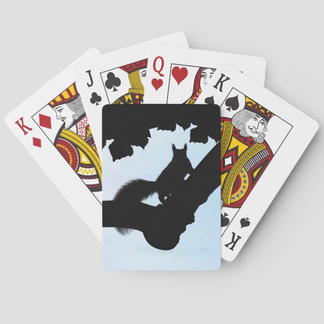 Squirrely Blues Casinokort (Baksidan)