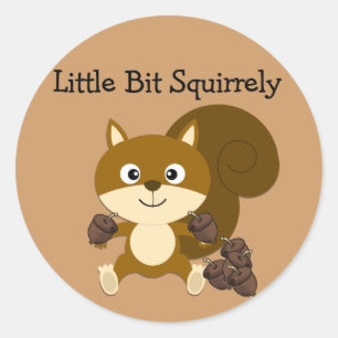 Squirrely Runt Klistermärke
