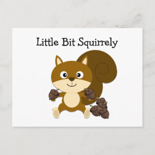 Squirrely Vykort