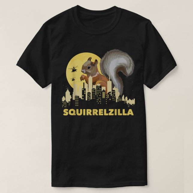 Squirrelzilla - ekorre Whisperer Squirrel Älskare T Shirt (Design framsida)