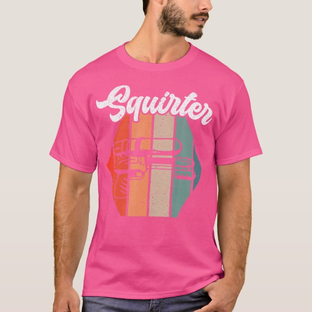 Squirter Vatten Blaster Vatten Pistol Vatten Gun T Shirt (Framsida)