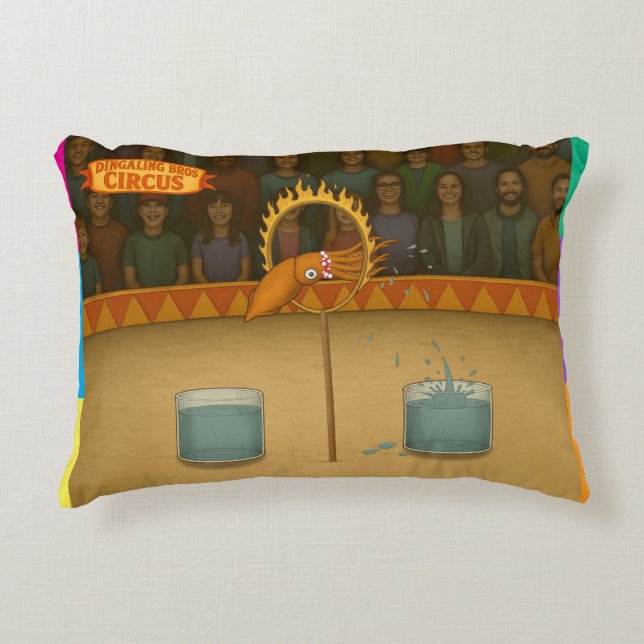 Squirty squid prydnadskudde (Framsidan)