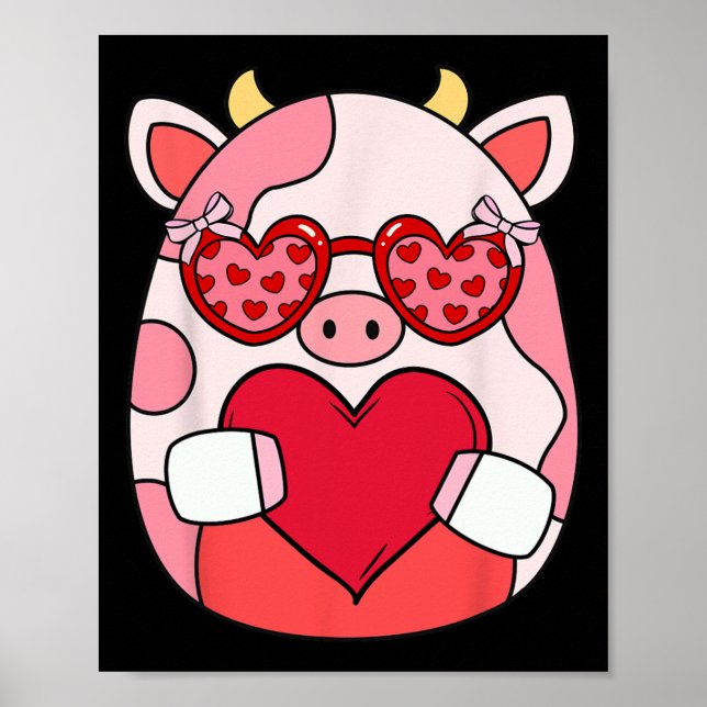 Squish Squad Alla hjärtans dag-gåvor för barn Kvin Poster (Framsidan)