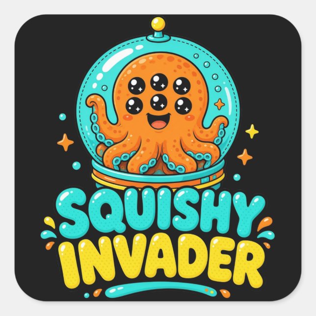 Squishy Inkräktare Klistermärke (Framsida)