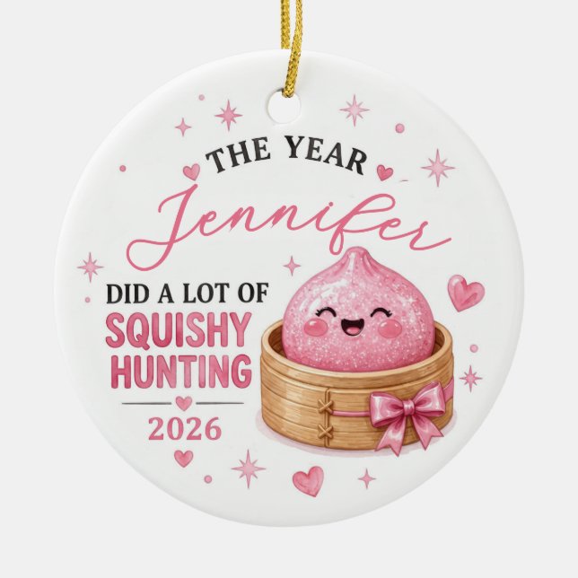 Squishy Jakt Ornament 2026 Dumplingskål (Framsidan)