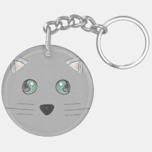 Squishy kattkeychain