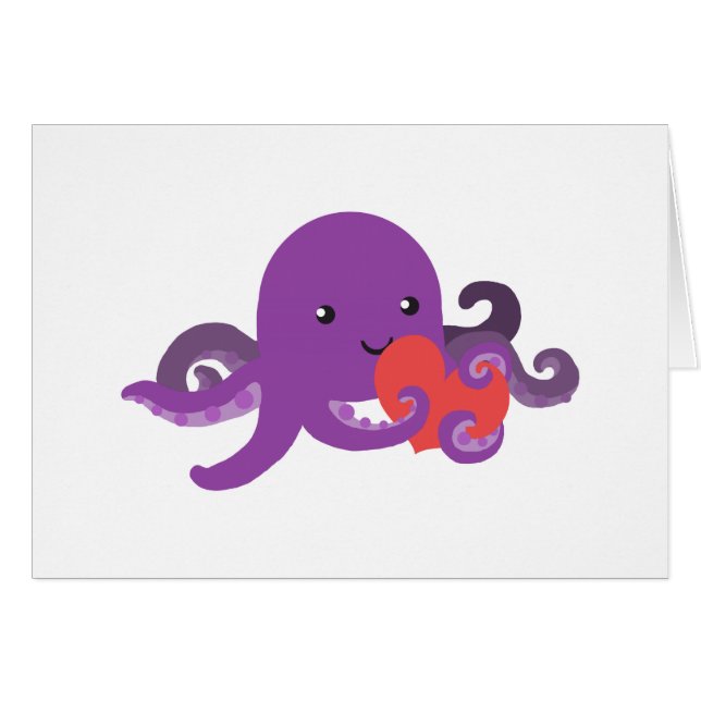 Squishy kram hälsningskort (Framsidan Horizontal)