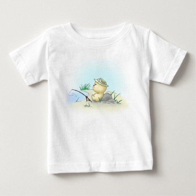 Squishy Littlekins fiske Tee Shirt (Framsida)