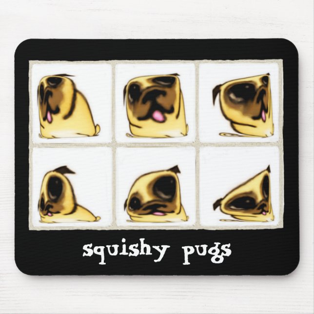 Squishy mops Mousepad Musmatta (Framsidan)