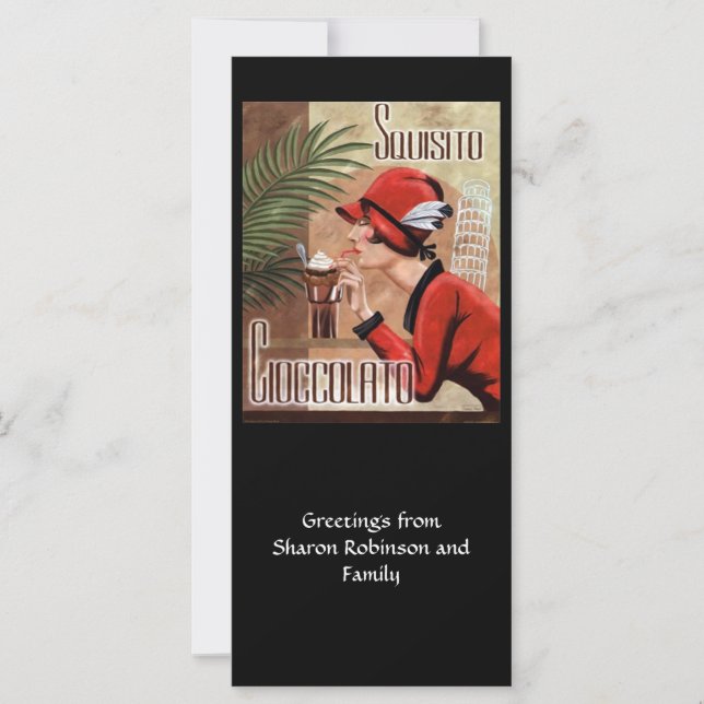 Squisito Cioccolato Italy Chocolate Woman in Red (Framsida)