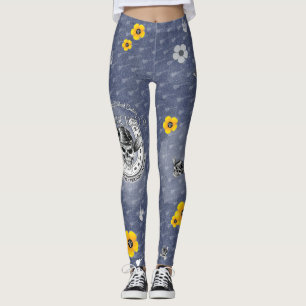 sr19 metall, vaggar hårt, nätt ont, damer, leggings