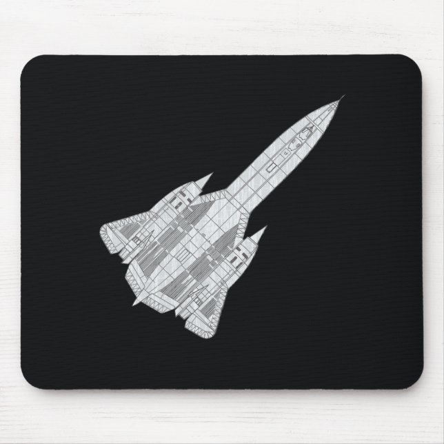 SR71 Blackbird Mousepad Musmatta (Framsidan)