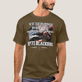 SR71 Blackbird strategiskt spaningsplan T Shirt