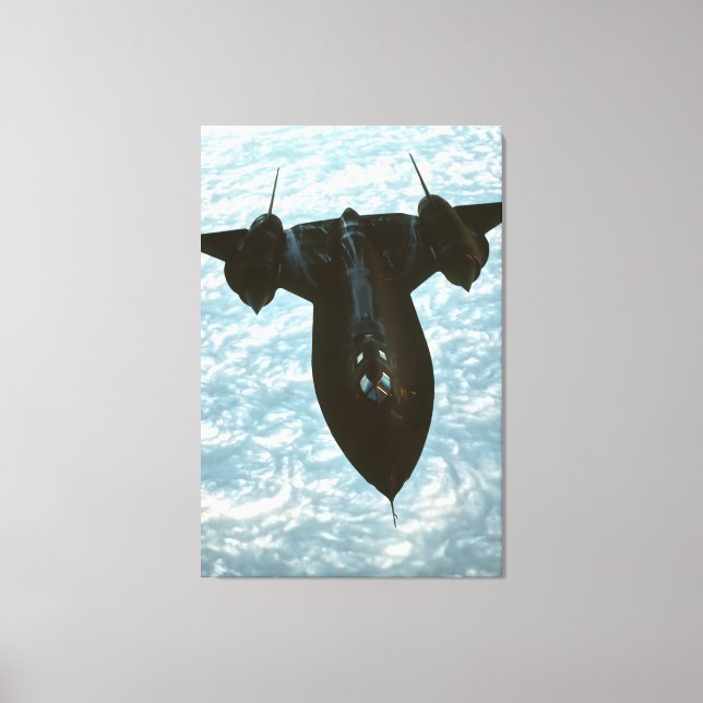 SR-71 BLACKBIRD 32 x 48 Canvastryck (Framsida)
