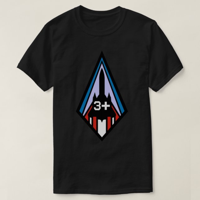 SR-71 Blackbird +3 Pilot Insignia    T Shirt (Design framsida)