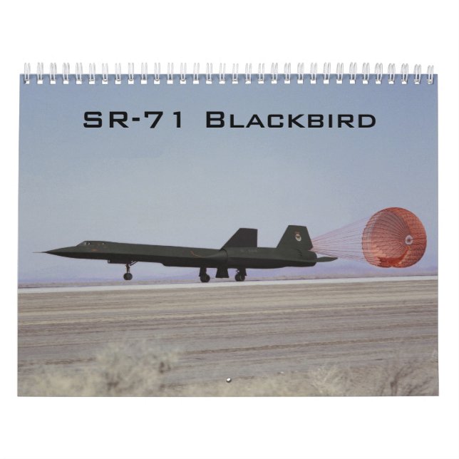 SR-71 Blackbird Calendar Kalender (Omslag)