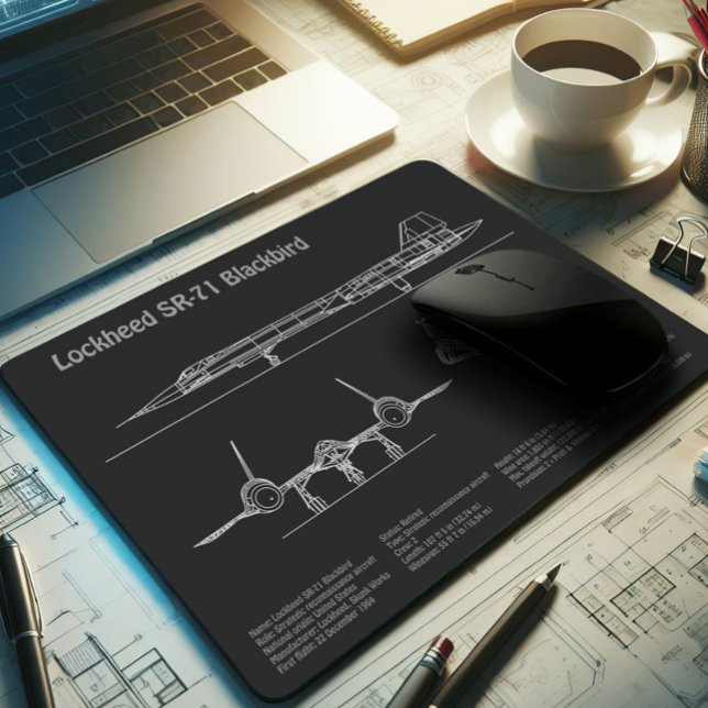 SR-71 Blackbird - Flygplanets plan PD Musmatta (Skapare uppladdad)