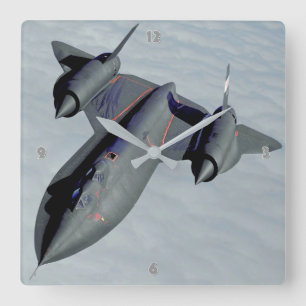 SR-71 BLACKBIRD FYRKANTIG KLOCKA