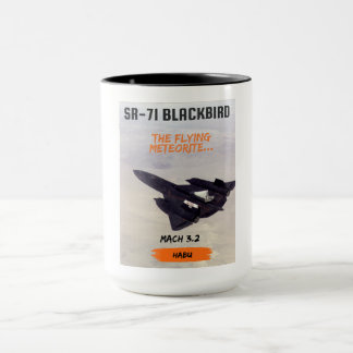 SR-71 Blackbird Habu Designer Mugg