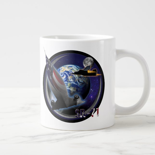 SR-71 Blackbird HIGH-SKOGSVÄKTARE Jumbo Mugg (Höger)