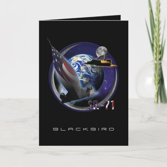 SR-71 Blackbird HIGH-SKOGSVÄKTARE Kort (Framsida)