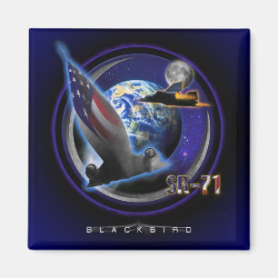 SR-71 Blackbird HIGH-SKOGSVÄKTARE Magnet