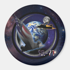 SR-71 Blackbird HIGH SKOGSVÄKTARES Magnet