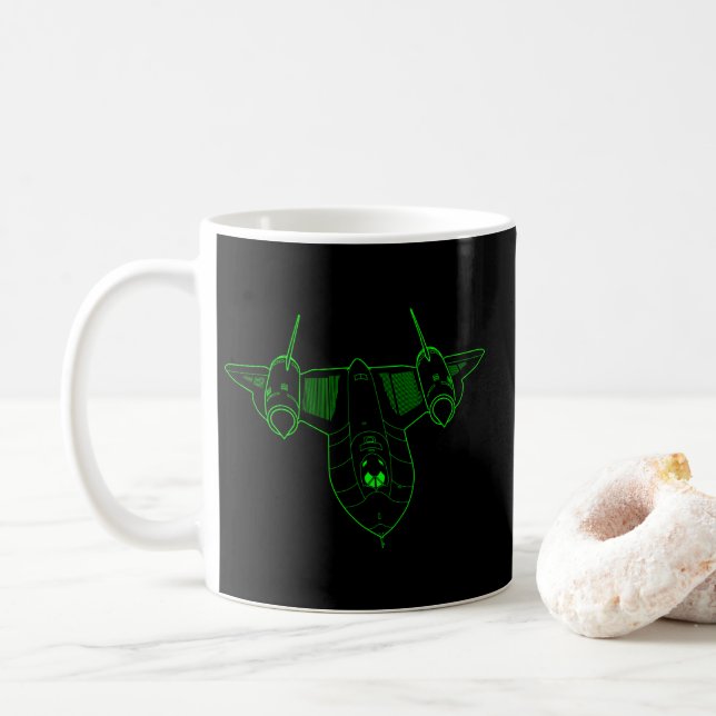 SR-71 Blackbird Kaffemugg (Med munk)