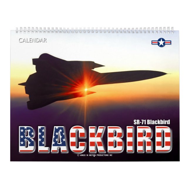 SR-71 BLACKBIRD KALENDER (Omslag)