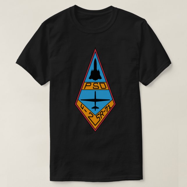 SR-71 Blackbird Physiological Support Division Ins T Shirt (Design framsida)