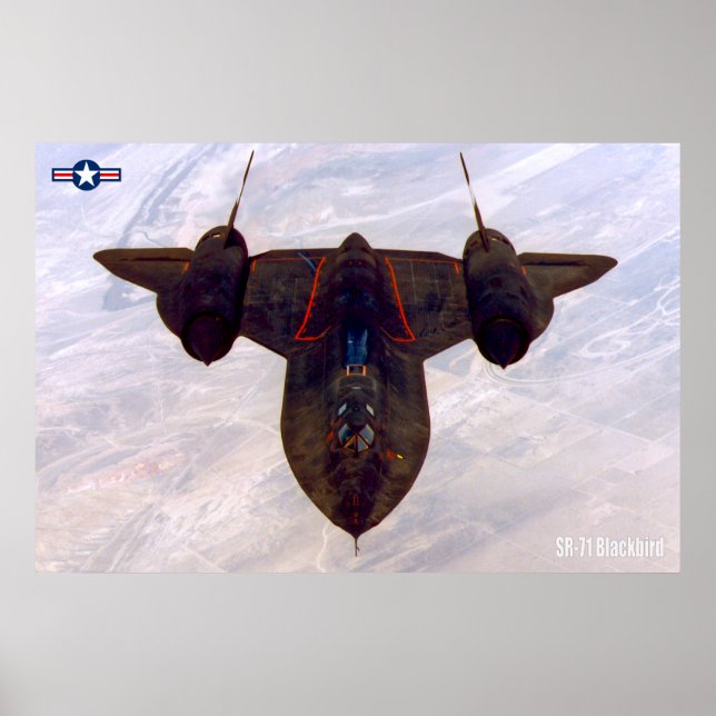 SR-71 BLACKBIRD POSTER (Framsidan)