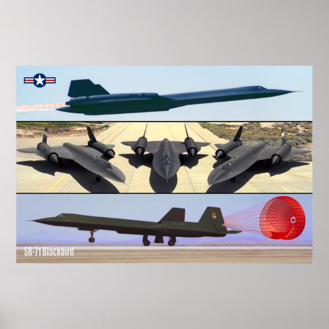 SR-71 BLACKBIRD POSTER (Framsidan)