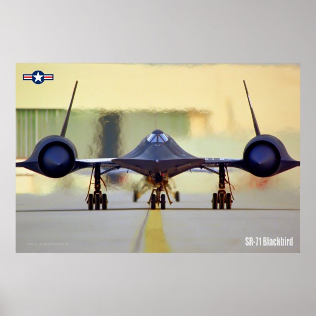 SR-71 BLACKBIRD POSTER (Framsidan)