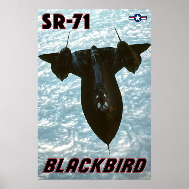 SR-71 BLACKBIRD POSTER (Framsidan)