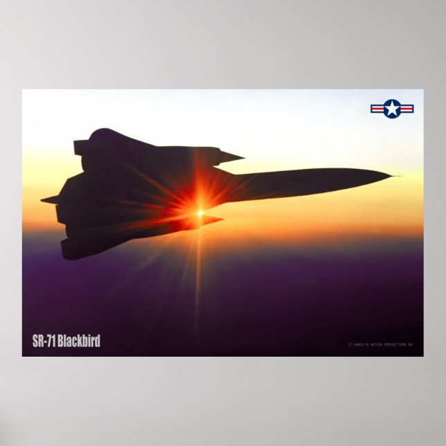 SR-71 BLACKBIRD POSTER (Framsidan)