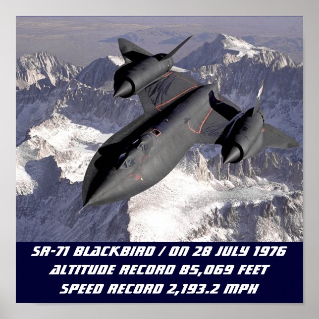 SR-71 Blackbird POSTER (Framsidan)