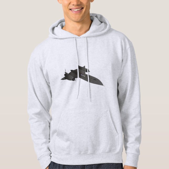 SR-71 Blackbird Reconnaissance Aircraft Hoodie (Framsida)