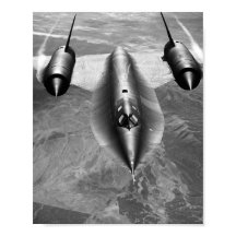 SR-71 Blackbird som flyger över Kalifornien