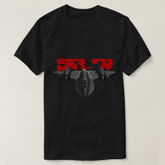 SR-71 Blackbird T Shirt (Design framsida)