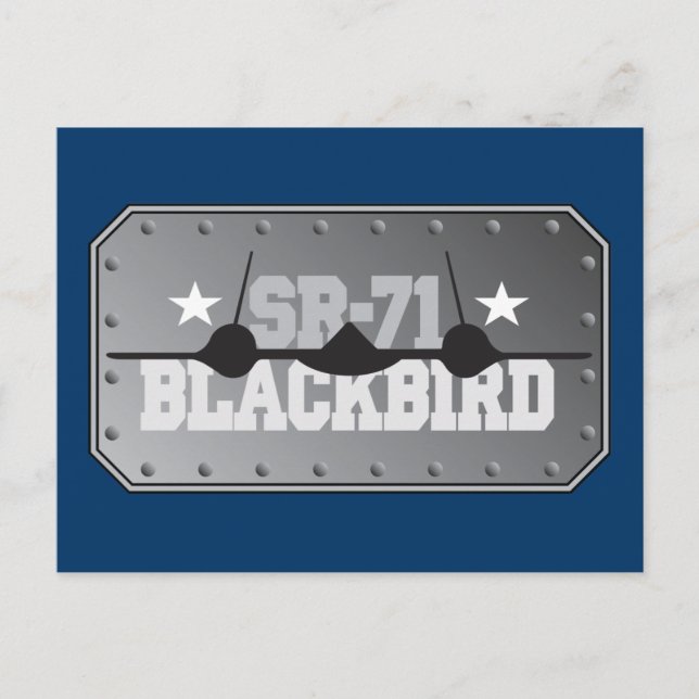 SR-71 Blackbird Vykort (Framsida)
