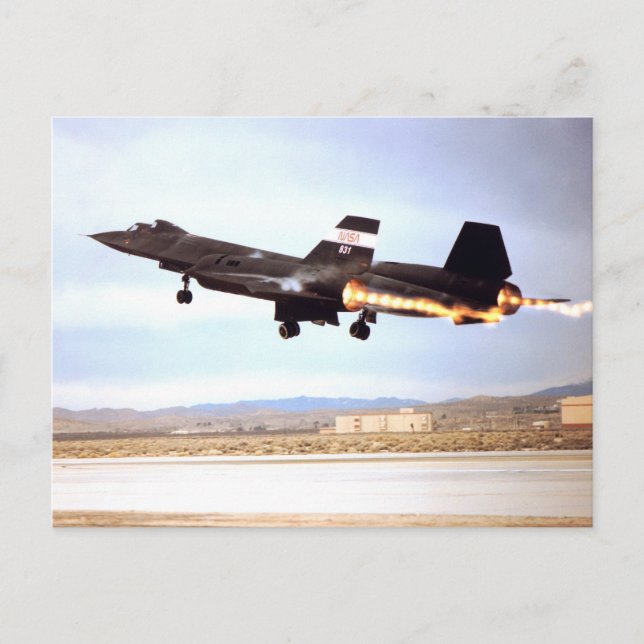 SR 71 Blackbird-vykort Vykort (Framsida)